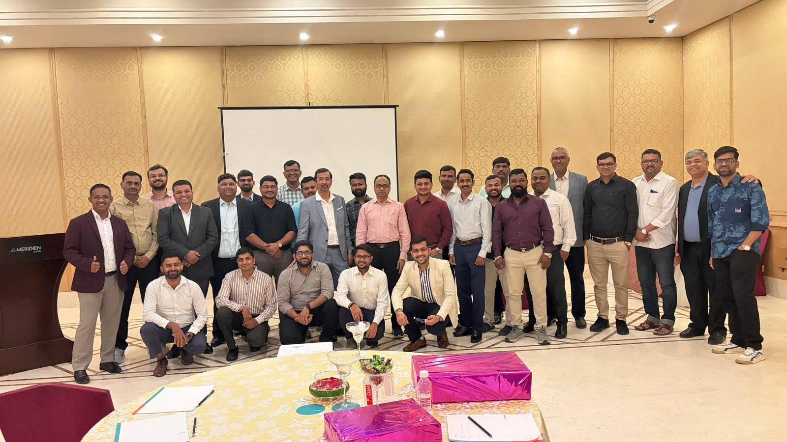 Molex partner meet group photo at Le Meridien Jaipur